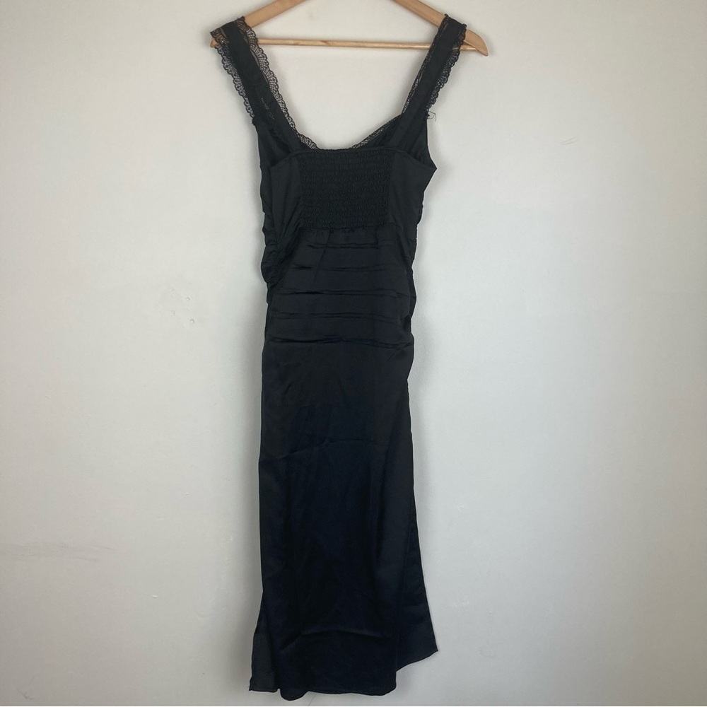 ASTR the Label Alva lace trim corset style black midi dress. Size XS. - Picture 5 of 8
